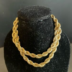 Vintage Gold-Tone Trifari Rope Chain